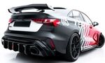 DIFFUSEUR DE PARE CHOC ARRIERE AUDI RS3 8Y SPORTBACK OU LIMOUSINE SEDAN PHASE 2 "DTM LOOK" (2024+)