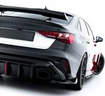 DIFFUSEUR DE PARE CHOC ARRIERE AUDI RS3 8Y SPORTBACK OU LIMOUSINE SEDAN PHASE 2 "DTM LOOK" (2024+)