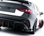 DIFFUSEUR DE PARE CHOC ARRIERE AUDI RS3 8Y SPORTBACK OU LIMOUSINE SEDAN PHASE 2 "DTM LOOK" (2024+)