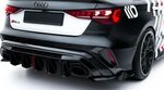 DIFFUSEUR DE PARE CHOC ARRIERE AUDI RS3 8Y SPORTBACK OU LIMOUSINE SEDAN PHASE 2 "DTM LOOK" (2024+)