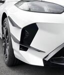 4 SPLITTERS "CANARDS" DE PARE CHOC AVANT BMW SERIE 1 F70 / BMW SERIE 2 GRAN COUPE F74 PACK M PIANO BLACK OU CARBONE LOOK (10-2024+)