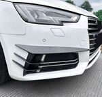 SPLITTERS FRONTAUX "KNIFE" DE PARE CHOC AVANT AUDI A4 B9 S LINE OU S4 PHASE 1 (2015/05-2019)