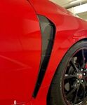 PRISES D'AIR D'AILES AVANT CARBONE HONDA CIVIC X TYPE R FK8 (2017/2022)