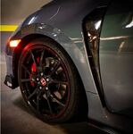 PRISES D'AIR D'AILES AVANT CARBONE HONDA CIVIC X TYPE R FK8 (2017/2022)