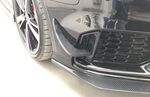 SPLITTERS LATÉRAUX DE PARE CHOC AVANT EN CARBONE AUDI RS3 8V LIMOUSINE PHASE 2 (2017/2020)