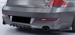 DIFFUSEUR DE PARE CHOC ARRIÈRE (RAJOUT CENTRAL) BMW SERIE 6 E63/E64 STANDARD PHASE 2 LCI CS STYLE (2007/2010)