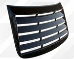 PERSIENNE DE VITRE ARRIÈRE TYPE "LOUVERS" BMW SERIE 4 G22 COUPE OU M4 G82 ABS PIANO BLACK (2020+)