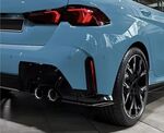 SPLITTERS DE PARE CHOC ARRIERE BMW SERIE 1 F70 PACK M PIANO BLACK OU CARBONE LOOK (10-2024+)