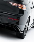 DIFFUSEUR CENTRAL DE PARE CHOC ARRIERE VW GOLF VIII STANDARD "DTM LOOK" (2020+)