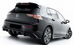 DIFFUSEUR CENTRAL DE PARE CHOC ARRIERE VW GOLF VIII STANDARD "DTM LOOK" (2020+)
