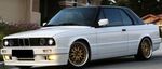 RAJOUT DE PARE CHOC AVANT BMW SERIE 3 E30 M STYLE CLC DESIGN (1983/1992)