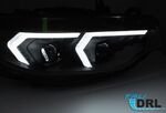 PHARES A LEDS FULL LEDS "TUBE LIGHT " BLACK EDITION BMW SERIE 4 F32/F33/F36 XENON SANS AFS (2013/2019)