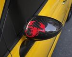 COQUES DE RETROVISEURS CARBONE FIAT 500,FIAT GRANDE PUNTO ET PUNTO EVO (2006/2024)