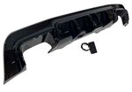 DIFFUSEUR ARRIERE EN ABS PIANO BLACK BMW SERIE 5 E60/E61 PACK M AVEC FEU STOP A LEDS (2003/2010)
