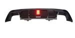 DIFFUSEUR ARRIERE EN ABS PIANO BLACK BMW SERIE 5 E60/E61 PACK M AVEC FEU STOP A LEDS (2003/2010)