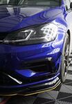 SPLITTERS DE PARE CHOC AVANT VW GOLF VII R OU R LINE PHASE 2 KT LINE (03-2017/2020)