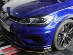 SPLITTERS DE PARE CHOC AVANT VW GOLF VII R OU R LINE PHASE 2 KT LINE (03-2017/2020)