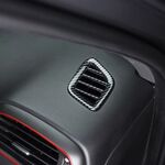 ENJOLIVEURS D'AERATEURS LATERAUX SUPERIEURS DE TABLEAU DE BORD CARBONE LOOK HYUNDAI I30 III (2017+)