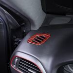 ENJOLIVEURS D'AERATEURS LATERAUX SUPERIEURS DE TABLEAU DE BORD CARBONE LOOK HYUNDAI I30 III (2017+)