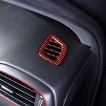 ENJOLIVEURS D'AERATEURS LATERAUX SUPERIEURS DE TABLEAU DE BORD CARBONE LOOK HYUNDAI I30 III (2017+)