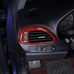 ENJOLIVEURS D'AERATEURS LATERAUX DE TABLEAU DE BORD CARBONE LOOK HYUNDAI I30 III (2017+)