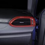 ENJOLIVEURS D'AERATEURS LATERAUX DE TABLEAU DE BORD CARBONE LOOK HYUNDAI I30 III (2017+)