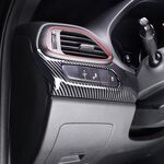 ENJOLIVEUR DE COMMANDES D'ECLAIRAGE CARBONE LOOK HYUNDAI I30 III (2017+)