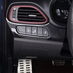 ENJOLIVEUR DE COMMANDES D'ECLAIRAGE CARBONE LOOK HYUNDAI I30 III (2017+)