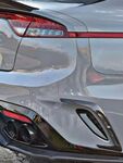 SPLITTERS LATERAUX SUPERIEURS DE PARE CHOC ARRIERE KIA STINGER PIANO BLACK OU CARBONE LOOK V1 (2017+)