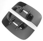 PRISES D'AIR D'AILES AVANT KIA STINGER PIANO BLACK OU CARBONE LOOK (2017/2023)