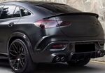 SPLITTERS EN CARBONE "AIR KNIFE" DE PARE CHOC ARRIÈRE MERCEDES GLE COUPE C167 AMG PHASE 1 (05-2019/06-2023)