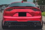 RAJOUTS DE DIFFUSEUR ARRIERE KIA STINGER CNC "DTM LOOK" PHASE 1(2017/2020)