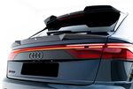 EXTENSION DU BECQUET DE HAYON D'ORIGINE EN CARBONE AUDI Q8 4M PHASE 1 STANDARD/S LINE/SQ8 OU RSQ8 (2018/2023) AUDI Q8 4M STANDARD,S LINE/SQ8 PHASE 2 (2023+)