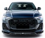 LAME DE PARE CHOC AVANT EN CARBONE AUDI RSQ8 4M PHASE 2 (2025+)