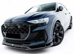 LAME DE PARE CHOC AVANT EN CARBONE AUDI RSQ8 4M PHASE 2 (2025+)