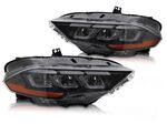 PHARES A LEDS "FULL LEDS REAL DRL" FORD MUSTANG VI PHASE 2 avec clignotants DTS -DYNAMIC TURN SIGNAL -VERSION 3 (09-2017/2023)