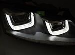 PHARES A LEDS TUBE "U" LIGHTBAR  XENON LOOK "REAL DRL"  VW JETTA VI STANDARD (2010/2018)