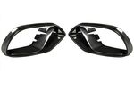 ENJOLIVEURS D'ENTREES D'AIR DE PARE CHOC AVANT EN CARBONE MERCEDES GT43AMG ou GT53AMG COUPE V8 4 PORTES X290 (2018/2023)