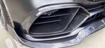 ENJOLIVEURS D'ENTREES D'AIR DE PARE CHOC AVANT EN CARBONE MERCEDES GT43AMG ou GT53AMG COUPE V8 4 PORTES X290 (2018/2023)