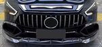 ENJOLIVEURS D'ENTREES D'AIR DE PARE CHOC AVANT EN CARBONE MERCEDES GT43AMG ou GT53AMG COUPE V8 4 PORTES X290 (2018/2023)