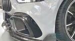ENJOLIVEURS D'ENTREES D'AIR DE PARE CHOC AVANT EN CARBONE MERCEDES GT 63AMG COUPE V8 4 PORTES X290 (2019/2023)
