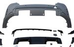 PARE CHOC ARRIERE COMPLET BMW SERIE 3 G20 PHASE 1 LOOK M3 G80 AVEC EMBOUTS D'ECHAPPEMENT NOIRS 4 SORTIES (2019/06-2022)