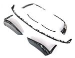 SET AERO 7 PIECES DE PARE CHOCS AVANT PIANO BLACK MERCEDES CLASSE C W206 C43AMG PHASE 1 (07-2021+)