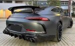 BECQUET DE COFFRE EN CARBONE MERCEDES AMG GT X290 4 PORTES VERSION 2 (2018/2023)