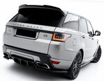 LAME DE PARE CHOC ARRIERE RANGE ROVER SPORT MK2 PHAS E2 "DTM LOOK" (2018/2022)