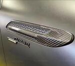 ENJOLIVEURS DE PRISES D'AIR D'AILES AVANT EN CARBONE MERCEDES AMG GT X290 4 PORTES (2018/2023)