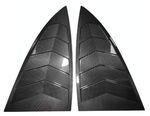 PRISES D'AIR DE VITRES ARRIERES TYPE "LOUVERS"  EN CARBONE MERCEDES AMG GT 190 COUPE (03/2017–12/2021)
