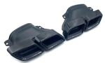 EMBOUTS D'ECHAPPEMENT CARBONE MERCEDES CLASSE C W205 C63 AMG PHASE 1 (2015/2018)