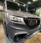 PARE CHOC AVANT MERCEDES SPRINTER W907 OU W910 PHASE 1 LOOK PANAMERICANA GTR DESIGN V2 (2019-2024)