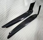 SPLITTERS D'ENTREES D'AIR DE PARE CHOC AVANT EN CARBONE PORSCHE 992 CARRERA OU CARRERA S AERO PHASE 1 (2019/2022)